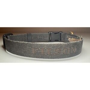 FILSON Adjustable Dog Collar | Black/Gray